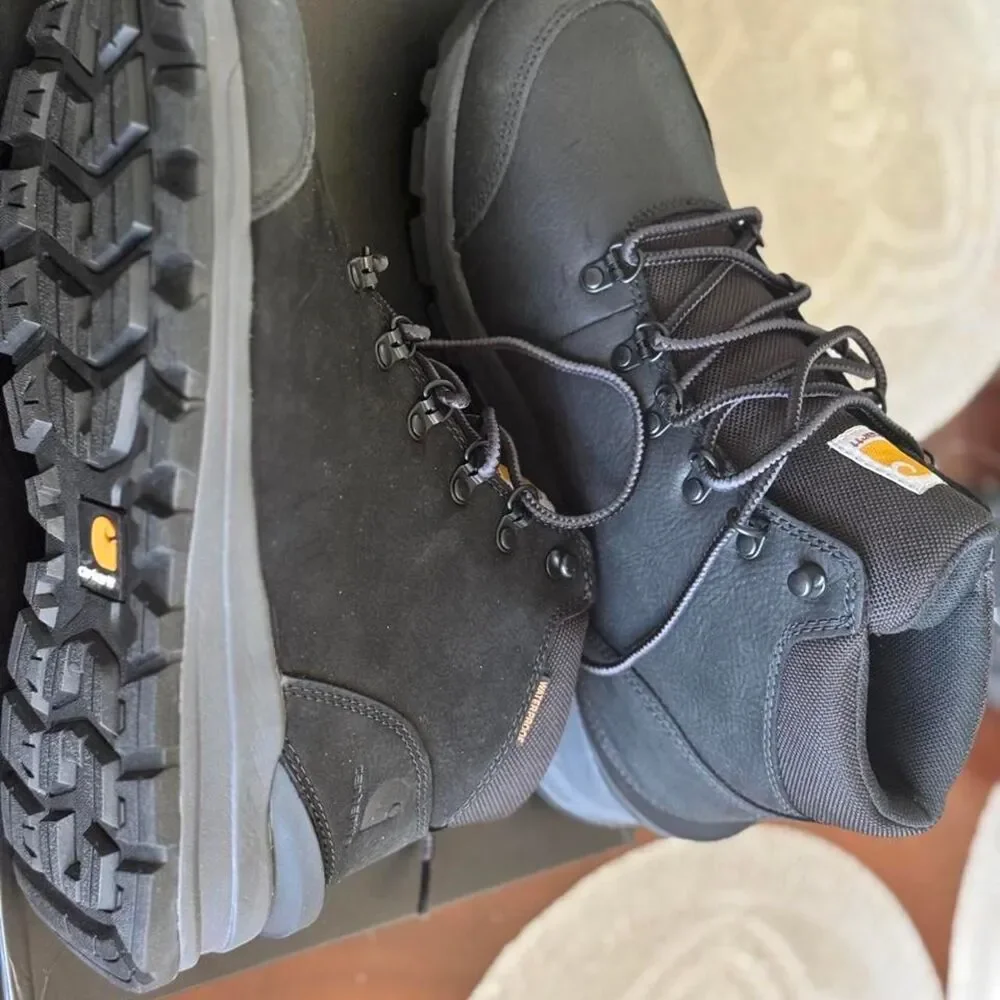 Carhartt Men's Black and Grey Boots